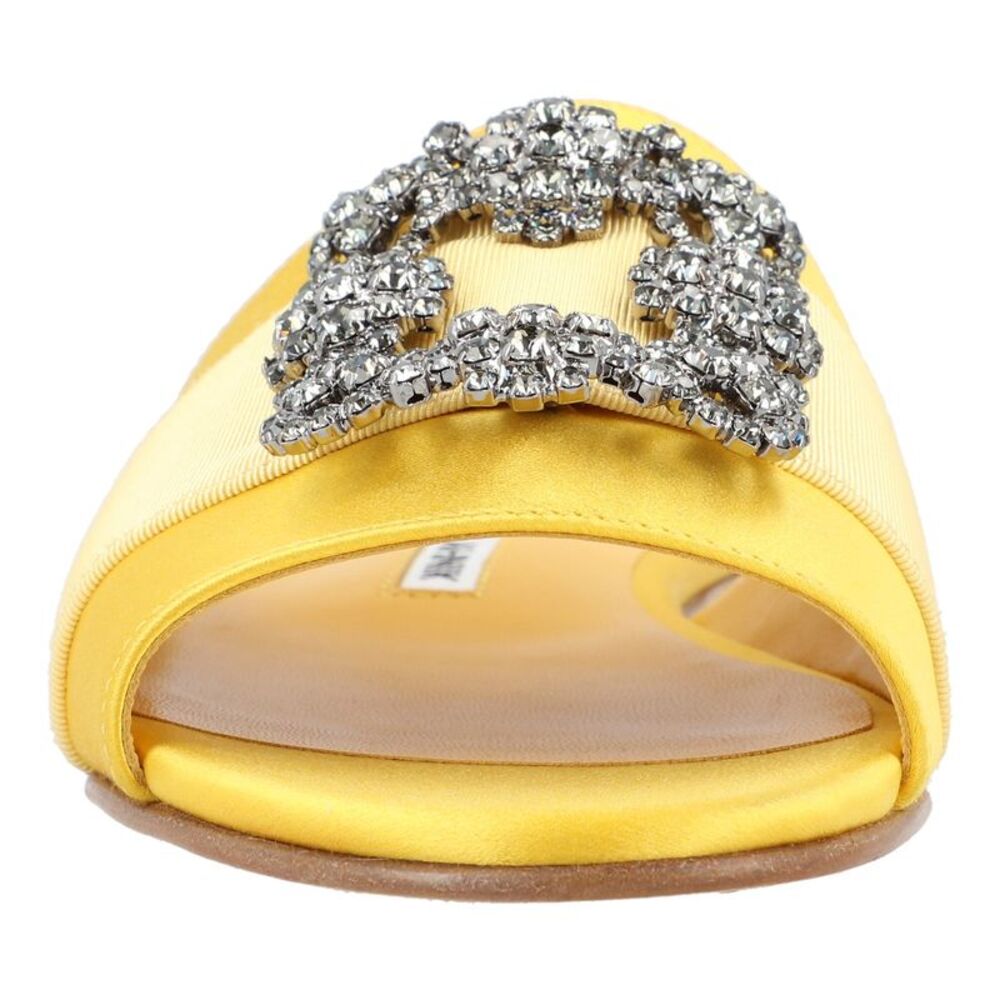 Manolo Blahnik Martamod Flat Yellow - Picture 4 of 6